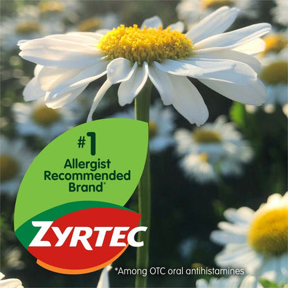 Zyrtec Allergy Tablets - For Runny Nose, Sneezing, Itchy Throat - 30 / Card