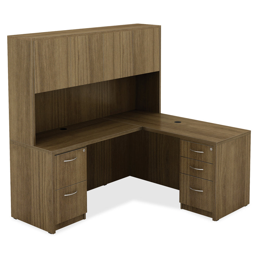 Lorell Chateau Series Bridge - 29.5" Height x 24.8" Width x 48" Depth, 1.5" Thickness Top - Reeded Edge - 1 Each