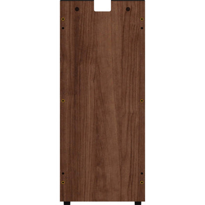 Lorell Essentials Series Credenza Half Leg - 28.5" Height x 12" Width x 1" Depth - Material: Metal - Finish: Walnut Lami