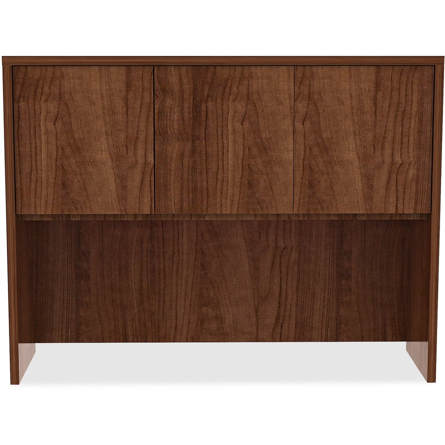 Lorell Essentials Series Stack-on Hutch with Doors - Rectangle - 36" Height x 48" Width x 15" Depth - Material: Metal - 