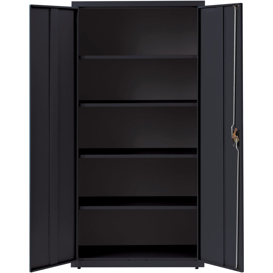 Lorell Fortress Series Storage Cabinet - 36" Width x 24" Depth x 72" Height - 5 x Shelf(ves) - Hinged Door(s) - 1 Each