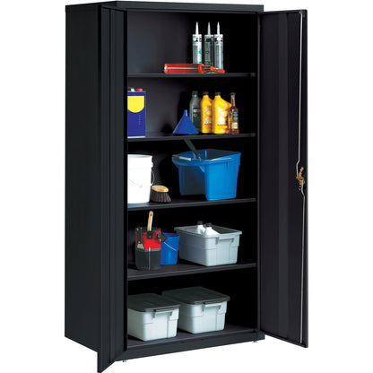 Lorell Fortress Series Storage Cabinet - 36" Width x 24" Depth x 72" Height - 5 x Shelf(ves) - Hinged Door(s) - 1 Each