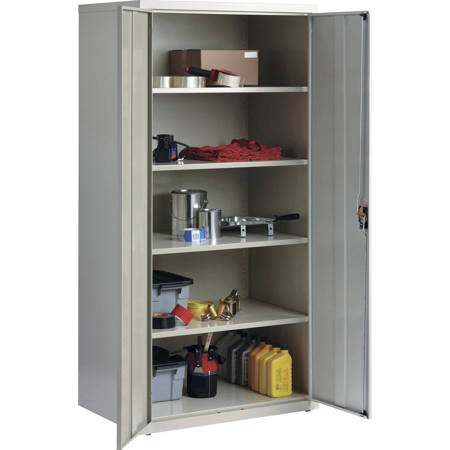 Lorell Fortress Series Storage Cabinet - 36" Width x 24" Depth x 72" Height - 5 x Shelf(ves) - Hinged Door(s) - 1 Each