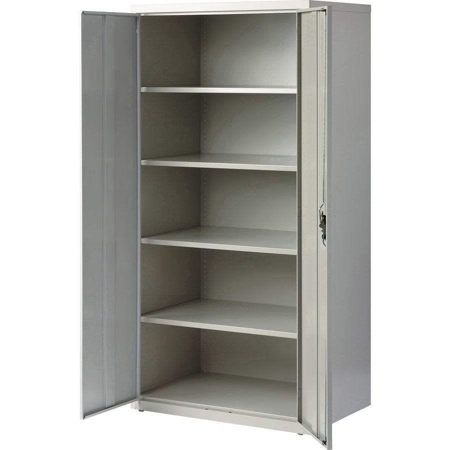 Lorell Fortress Series Storage Cabinet - 36" Width x 24" Depth x 72" Height - 5 x Shelf(ves) - Hinged Door(s) - 1 Each