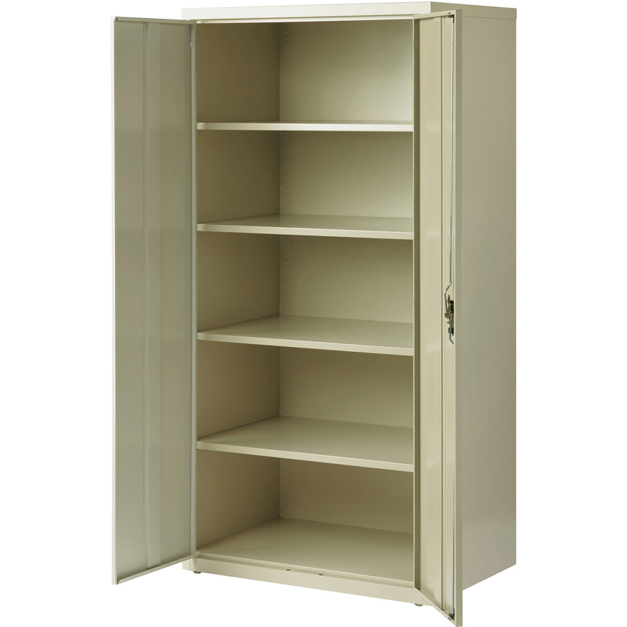 Lorell Fortress Series Storage Cabinet - 36" Width x 24" Depth x 72" Height - 5 x Shelf(ves) - Hinged Door(s) - 1 Each