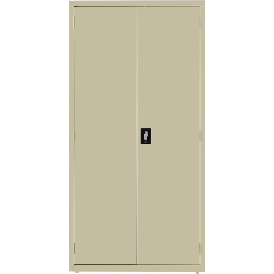 Lorell Fortress Series Storage Cabinet - 36" Width x 24" Depth x 72" Height - 5 x Shelf(ves) - Hinged Door(s) - 1 Each