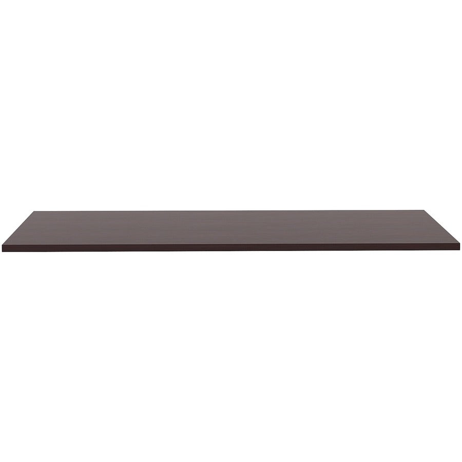 Lorell Training Tabletop - Espresso Rectangle, Laminated Top - 60" Table Top Length x 24" Table Top Width x 1" Table Top