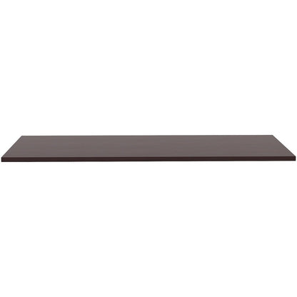 Lorell Training Tabletop - Espresso Rectangle, Laminated Top - 60" Table Top Length x 24" Table Top Width x 1" Table Top