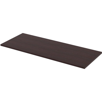 Lorell Training Tabletop - Espresso Rectangle, Laminated Top - 60" Table Top Length x 24" Table Top Width x 1" Table Top