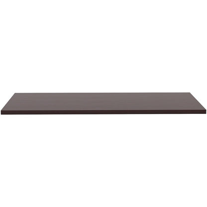 Lorell Training Tabletop - Espresso Rectangle, Laminated Top - Adjustable Height - 1 Each