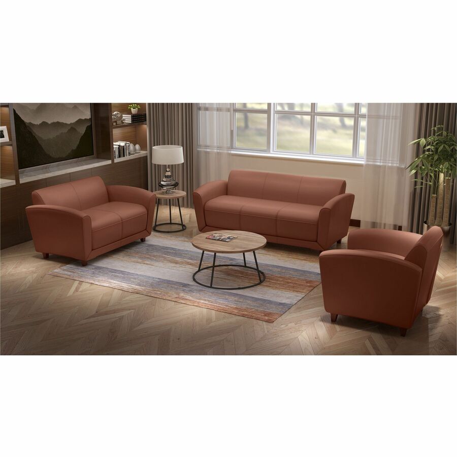 Lorell Accession Reception Sofa - 34.5" x 75" x 31.1" Overall Dimension - 1 Each