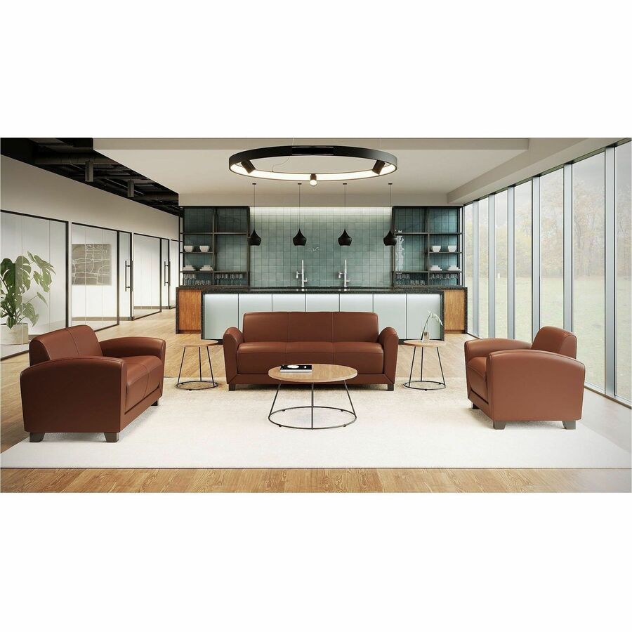 Lorell Accession Reception Sofa - 34.5" x 75" x 31.1" Overall Dimension - 1 Each