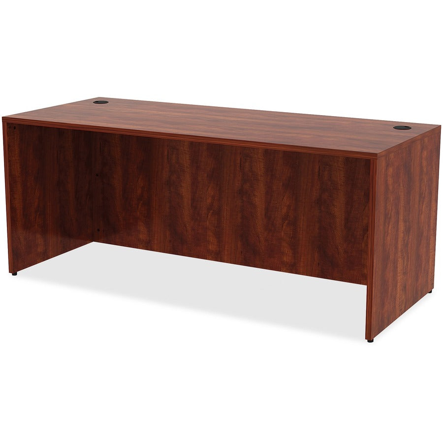 Lorell Essentials Series Rectangular Desk Shell - 29.5" Height x 70.9" Width x 29.5" Depth Desk - Material: Metal - Fini