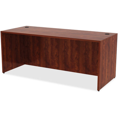 Lorell Essentials Series Rectangular Desk Shell - 29.5" Height x 70.9" Width x 29.5" Depth Desk - Material: Metal - Fini