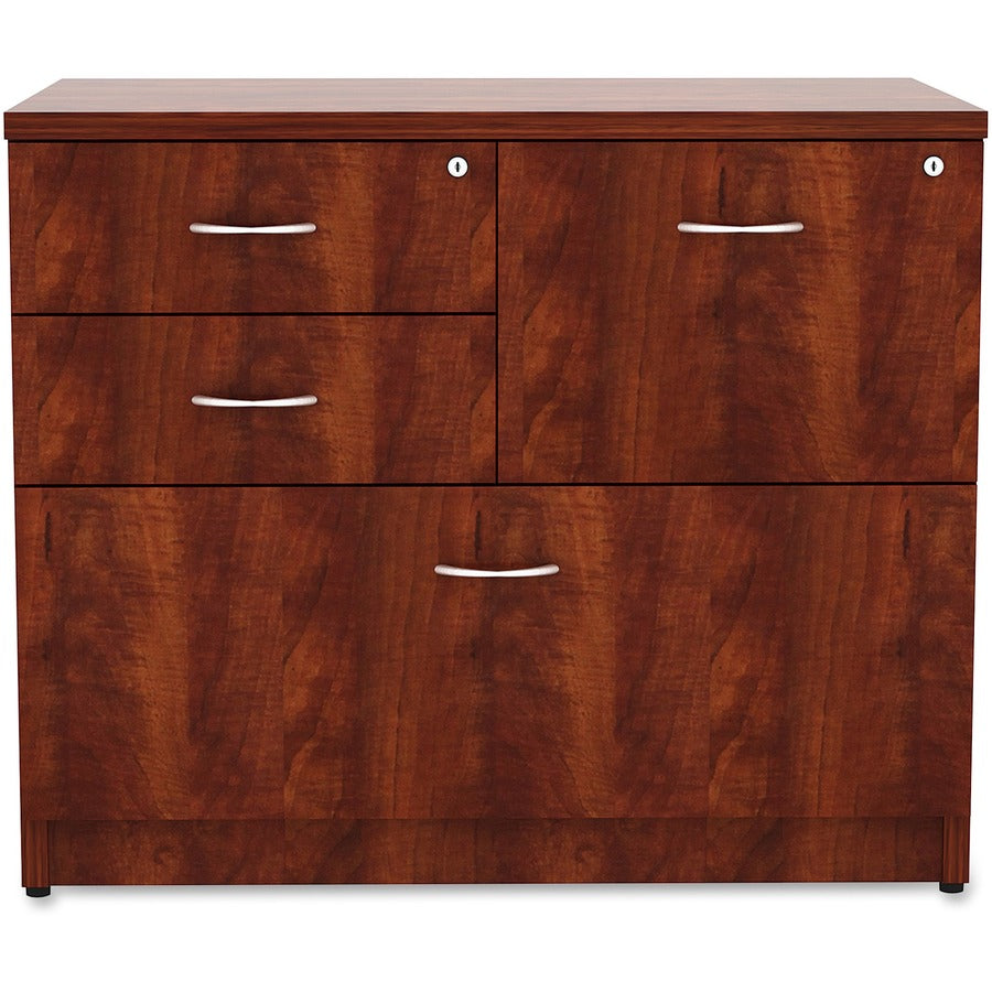 Lorell Essentials Series Box/Box/File Lateral File - 1" Thickness Side Panel, 29.5" Height x 35.5" Width x 22" Depth Lat