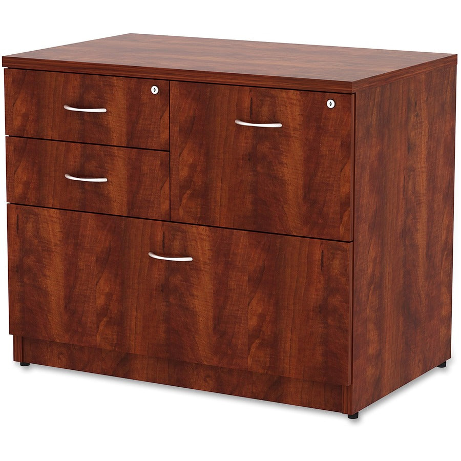 Lorell Essentials Series Box/Box/File Lateral File - 1" Thickness Side Panel, 29.5" Height x 35.5" Width x 22" Depth Lat