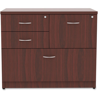 Lorell Essentials Series Box/Box/File Lateral File - 1" Thickness Side Panel, 29.5" Height x 35.5" Width x 22" Depth Lat