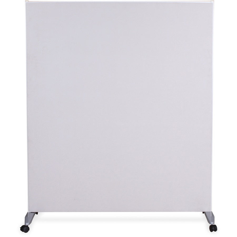 Lorell Mobile T-Foot Set With Casters - 2.40" Width x 1.50" Depth x 17.80" Height - Metal - Silver - 2 / Set