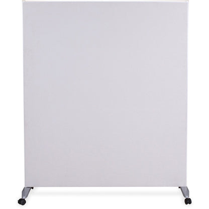 Lorell Mobile T-Foot Set With Casters - 2.40" Width x 1.50" Depth x 17.80" Height - Metal - Silver - 2 / Set
