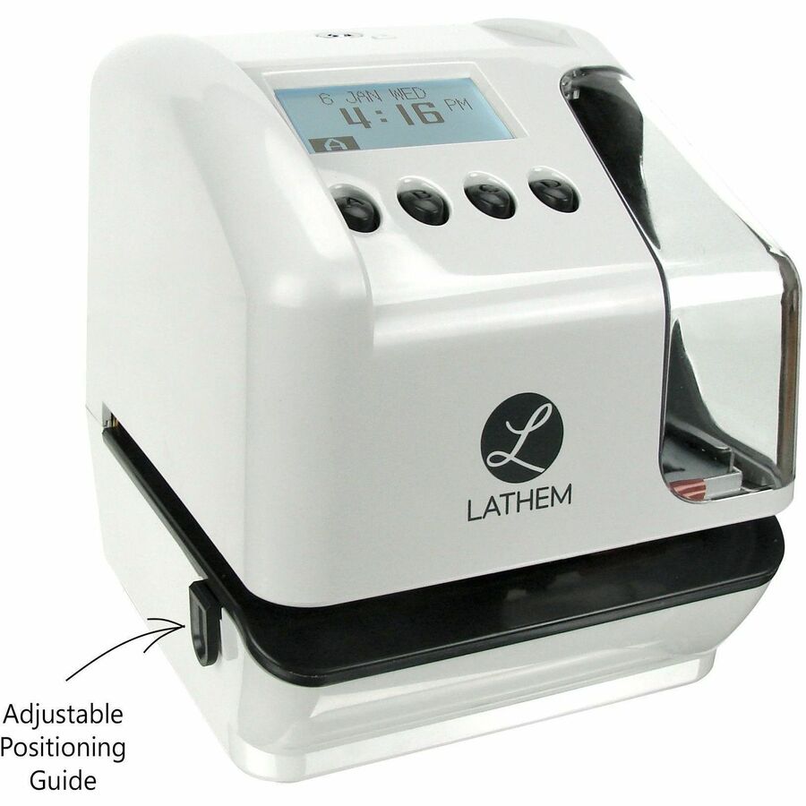 Lathem LT5 Electronic Time and Date Stamp - Card Punch/Stamp - Digital - Time, Date Record Time
