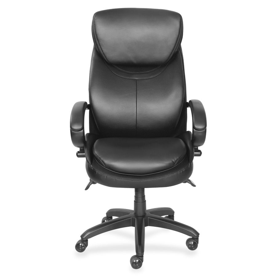 La-Z-Boy Chair - Black Seat Color - Faux Leather Seat Material - Black Back Color - Faux Leather Back Material - High Ba