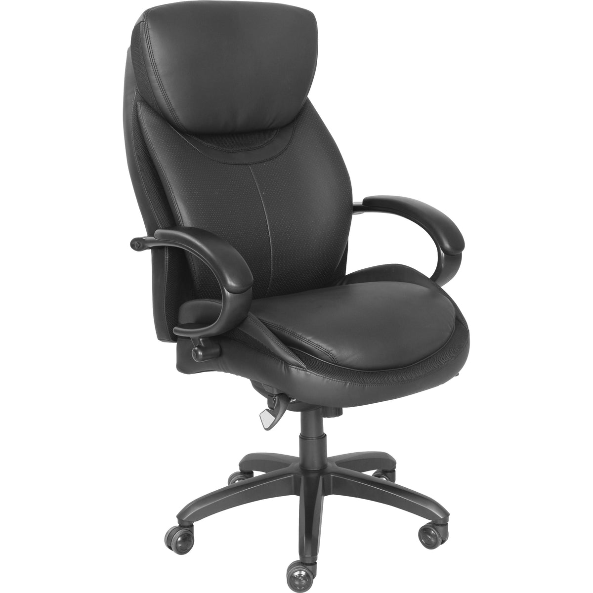 La-Z-Boy Chair - Black Seat Color - Faux Leather Seat Material - Black Back Color - Faux Leather Back Material - High Ba