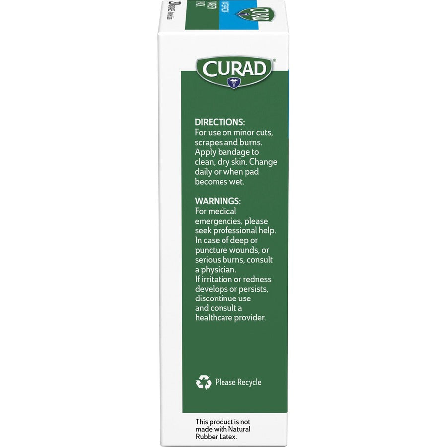 Curad Assorted Waterproof Transparent Bandages - Transparent - Polyurethane - 20 / Box