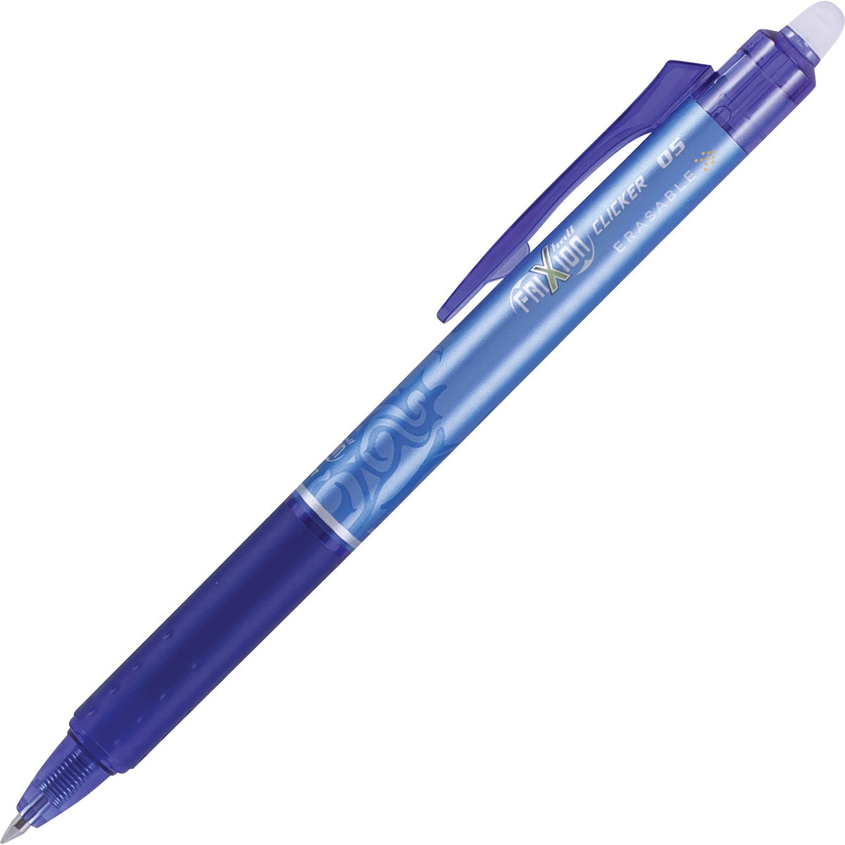 Pilot Gel Ink Pens - Extra Fine 0.5 mm Point Size - Retractable - Blue Gel-based Ink - 12 / Dozen