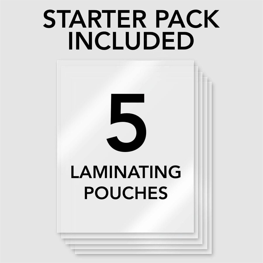 Swingline Inspire Plus Thermal Pouch Laminator - Pouch - 5 mil Lamination Thickness - 9" - Release Lever - 3.3" Height x