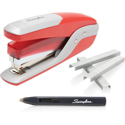 Swingline Quick Touch Stapler Value Pack - Holds Upto 210 Staple - Full Strip - 1 Each
