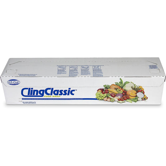 Berry Cling Classic Food Wrap - 24" Width x 2000 ft Length - Dispenser - Plastic - Clear - 1 Carton