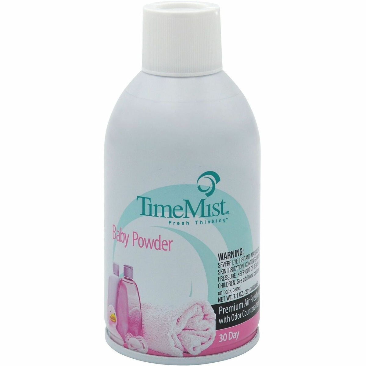 TimeMist Metered 30-Day Baby Powder Scent Refill - Spray - 6000 ft³ - 7.1 fl oz (0.2 quart) - Baby Powder - 30 Day - 1 E