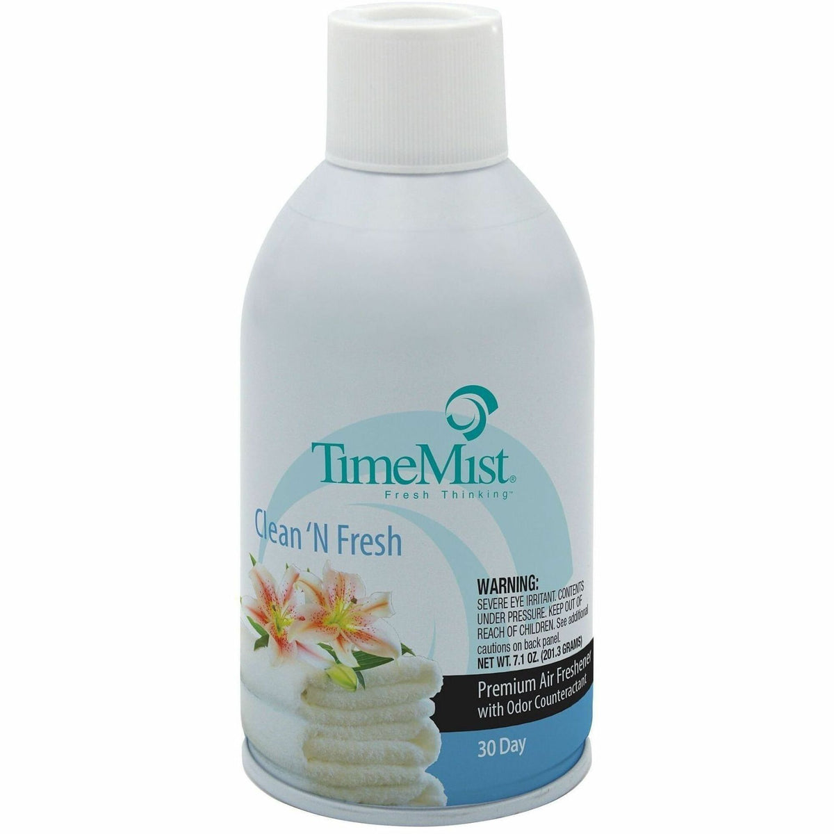 TimeMist Metered 30-Day Clean/Fresh Scent Refill - Spray - 6000 ft³ - 6.6 fl oz (0.2 quart) - Fresh-N-Clean - 30 Day - 1