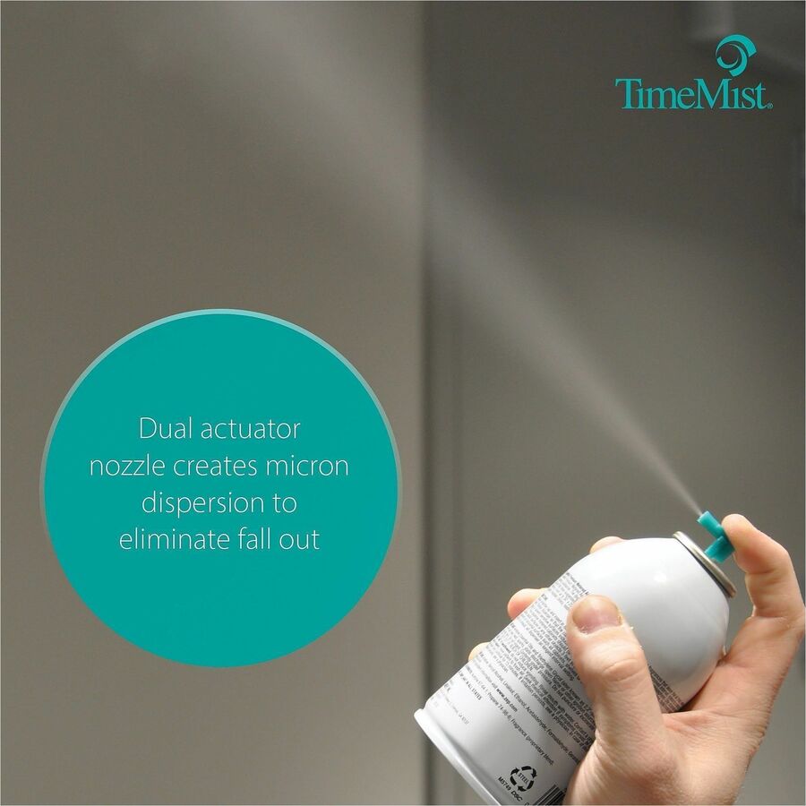 TimeMist Metered 30-Day Clean/Fresh Scent Refill - Spray - 6000 ft³ - 6.6 fl oz (0.2 quart) - Fresh-N-Clean - 30 Day - 1