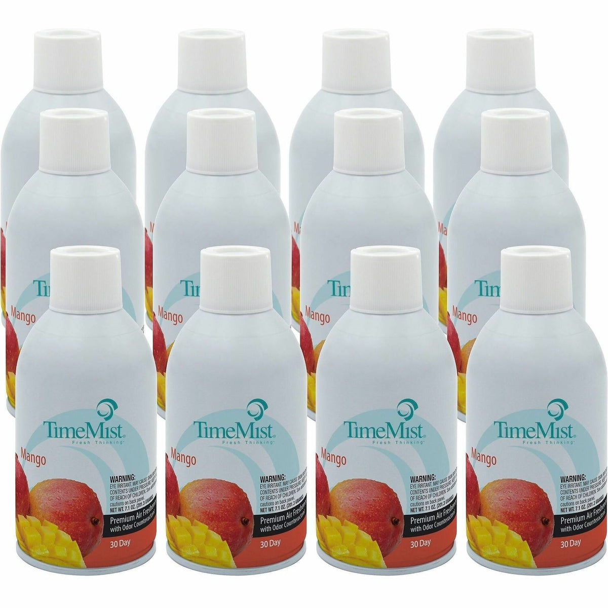 TimeMist Metered 30-Day Mango Scent Refill - Spray - 6000 ft³ - 6.6 fl oz (0.2 quart) - Mango - 30 Day - Long Lasting, O