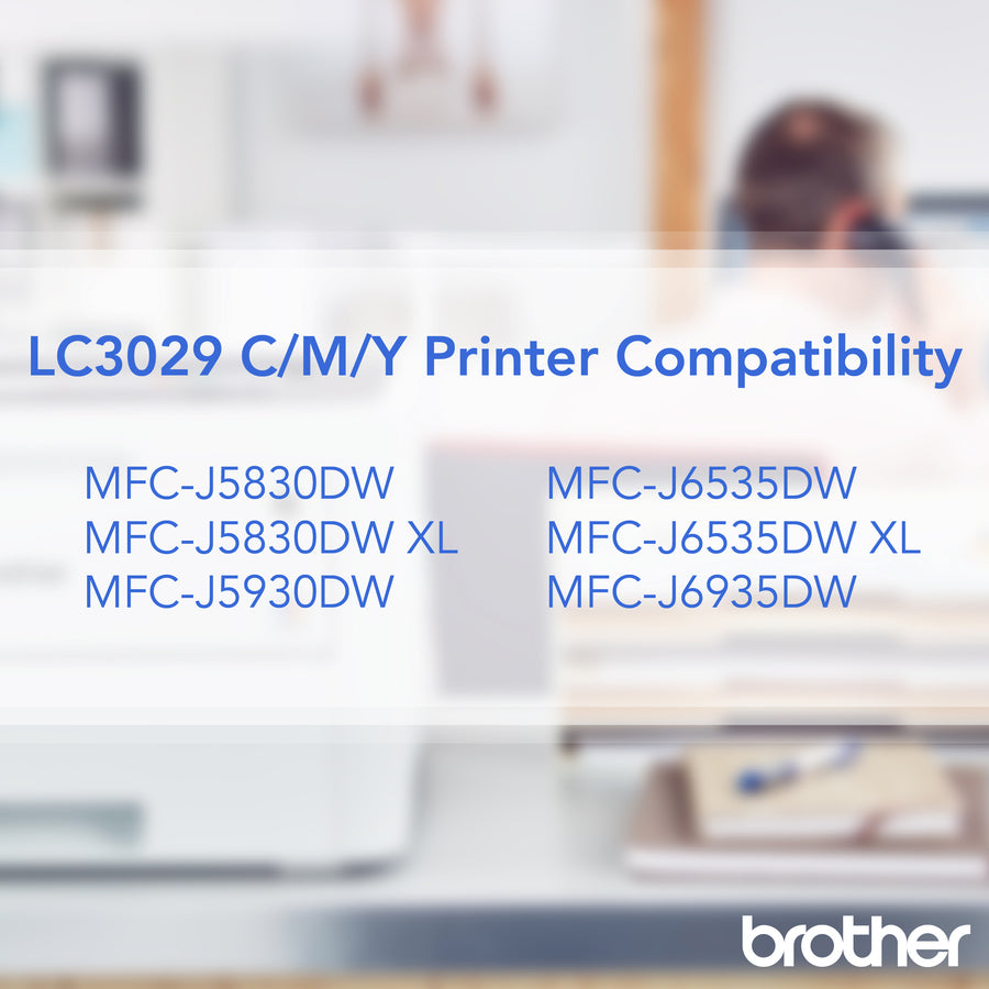 Brother INKvestment LC30293PK Original Inkjet Ink Cartridge - Cyan, Magenta, Yellow - 3 / Pack - 1500 Pages (Per Cartrid