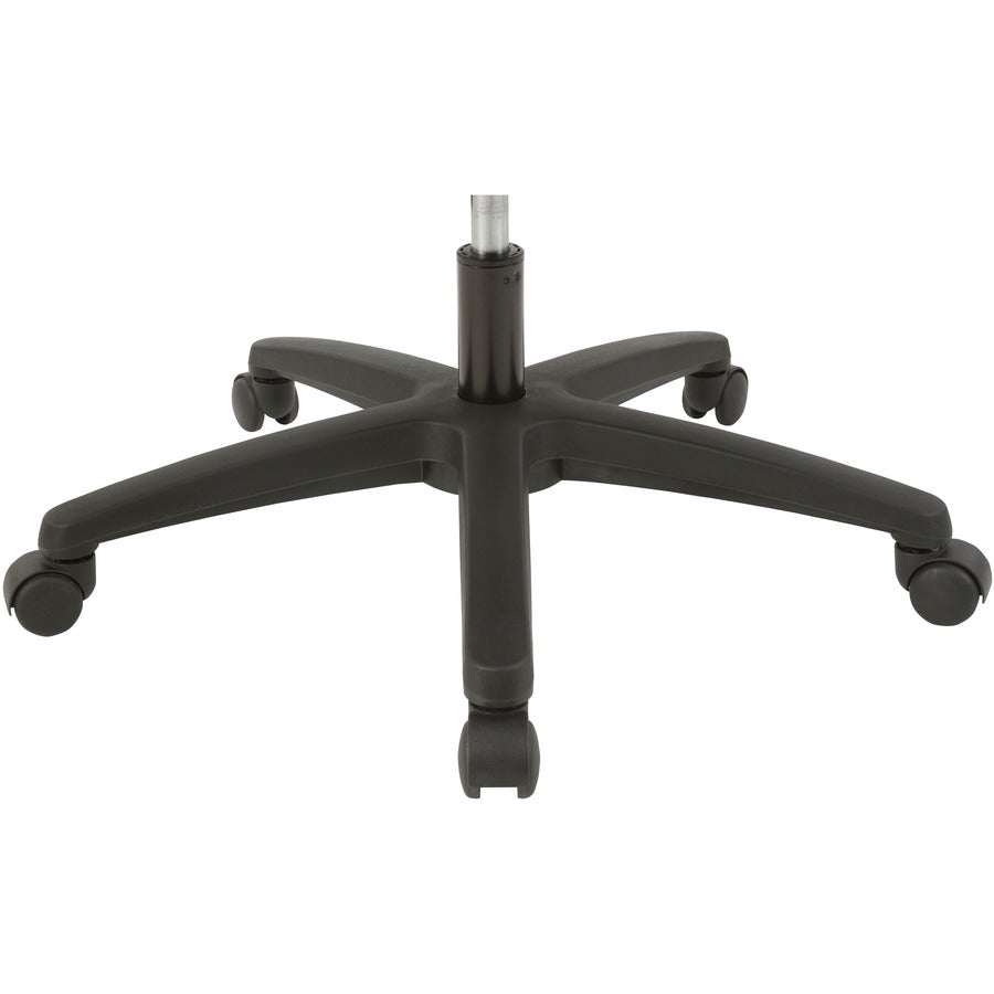 Lorell Mid-back Task Chair - Black Seat Color - Fabric Seat Material - Black Back Color - Mesh Back Material - Mid Back 