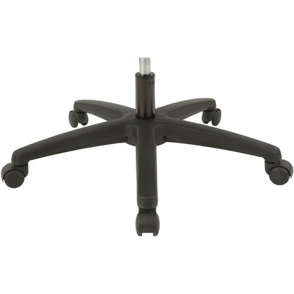 Lorell Mid-back Task Chair - Black Seat Color - Fabric Seat Material - Black Back Color - Mesh Back Material - Mid Back 
