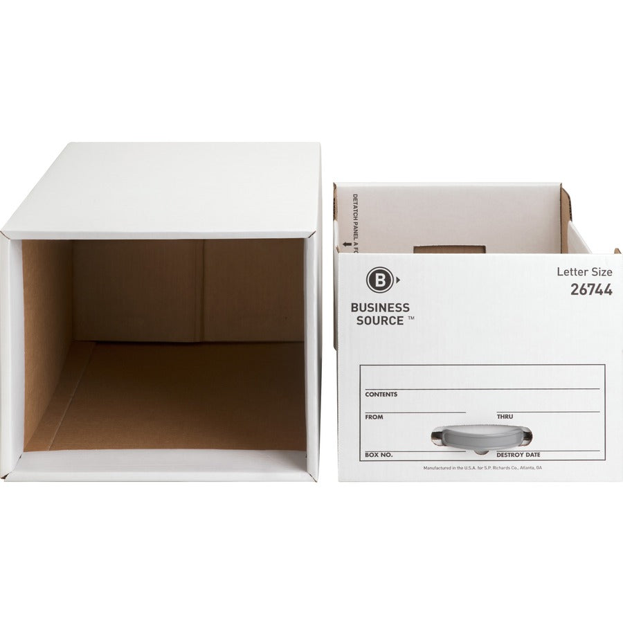 Business Source Stackable File Drawer - Internal Dimensions: 12.25" Width x 23.50" Depth x 10.25" Height - 6 / Carton
