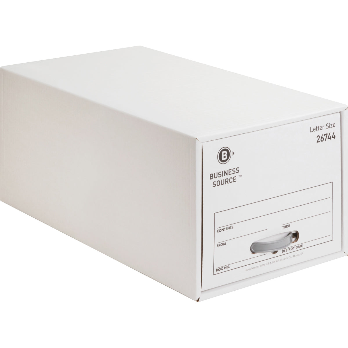 Business Source Stackable File Drawer - Internal Dimensions: 12.25" Width x 23.50" Depth x 10.25" Height - 6 / Carton