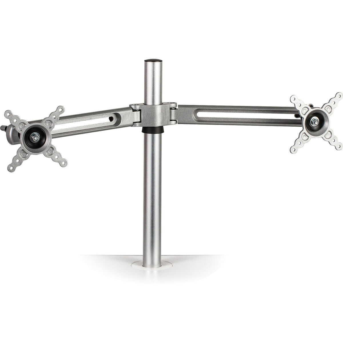 Fellowes Lotus Mounting Arm for Monitor - Silver - 2 Display(s) Supported - 27" Screen Support - 26 lb Load Capacity - 1