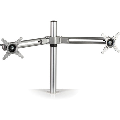 Fellowes Lotus Mounting Arm for Monitor - Silver - 2 Display(s) Supported - 27" Screen Support - 26 lb Load Capacity - 1