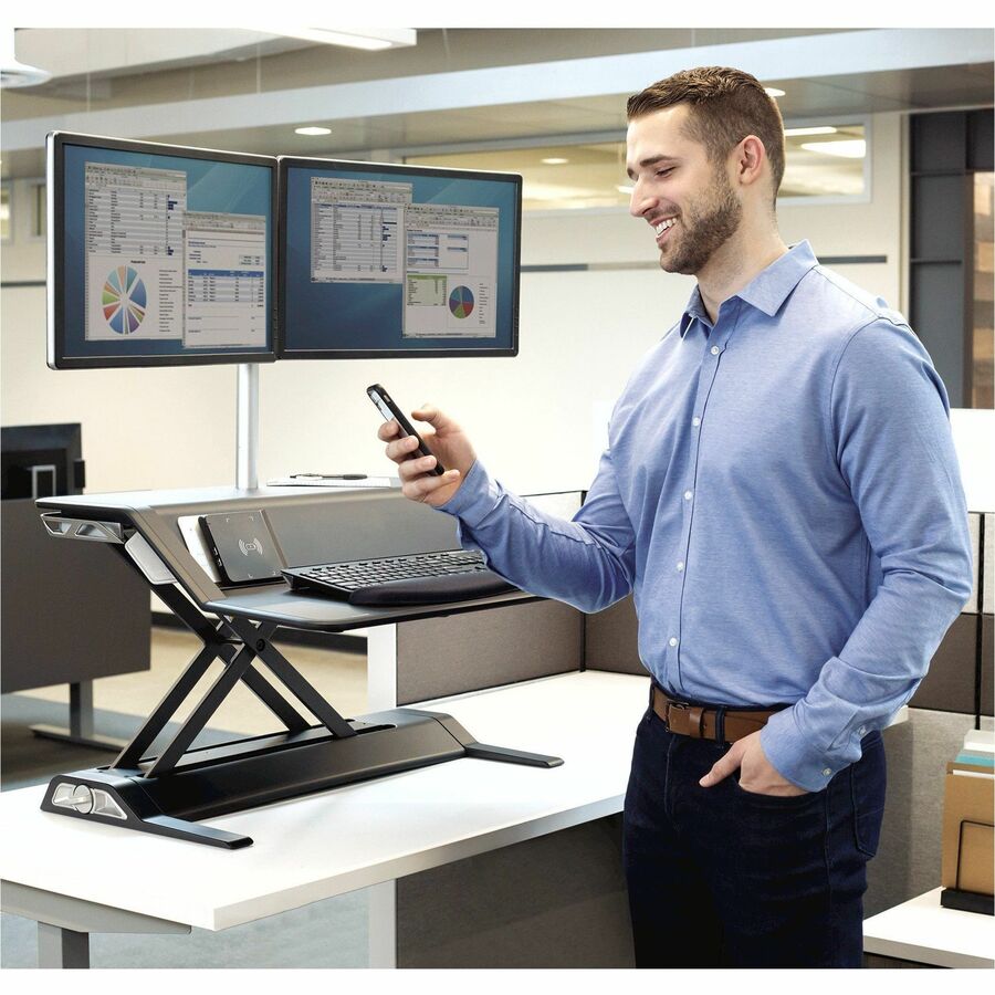 Fellowes Lotus Mounting Arm for Monitor - Silver - 2 Display(s) Supported - 27" Screen Support - 26 lb Load Capacity - 1