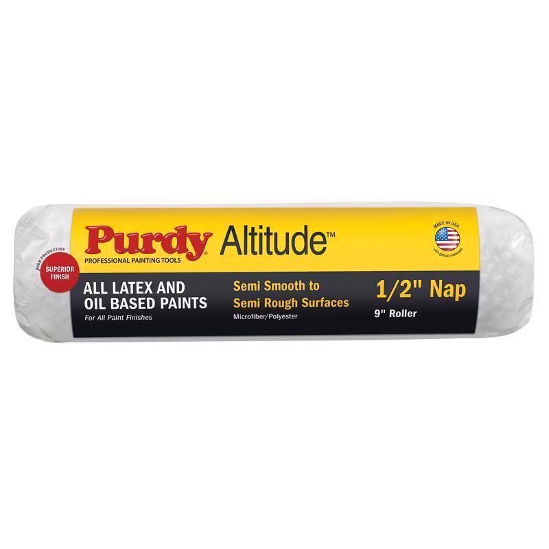 Purdy Altitude Poly Micro 9 in. W X 1/2 in. Regular Paint Roller Cover 1 pk
