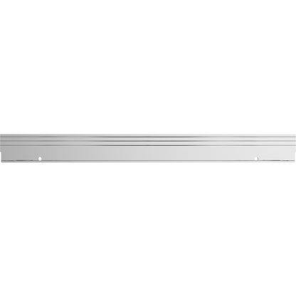 Deflecto Mounting Bar for Storage Box, Organizer Canister - Aluminum - 40 lb Load Capacity - 1 Each