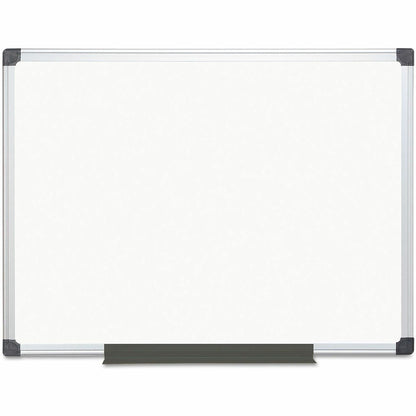 MasterVision Magnetic Dry-Erase Board - 48" (4 ft) Width x 36" (3 ft) Height - Lacquered Steel Surface - Anodized Alumin
