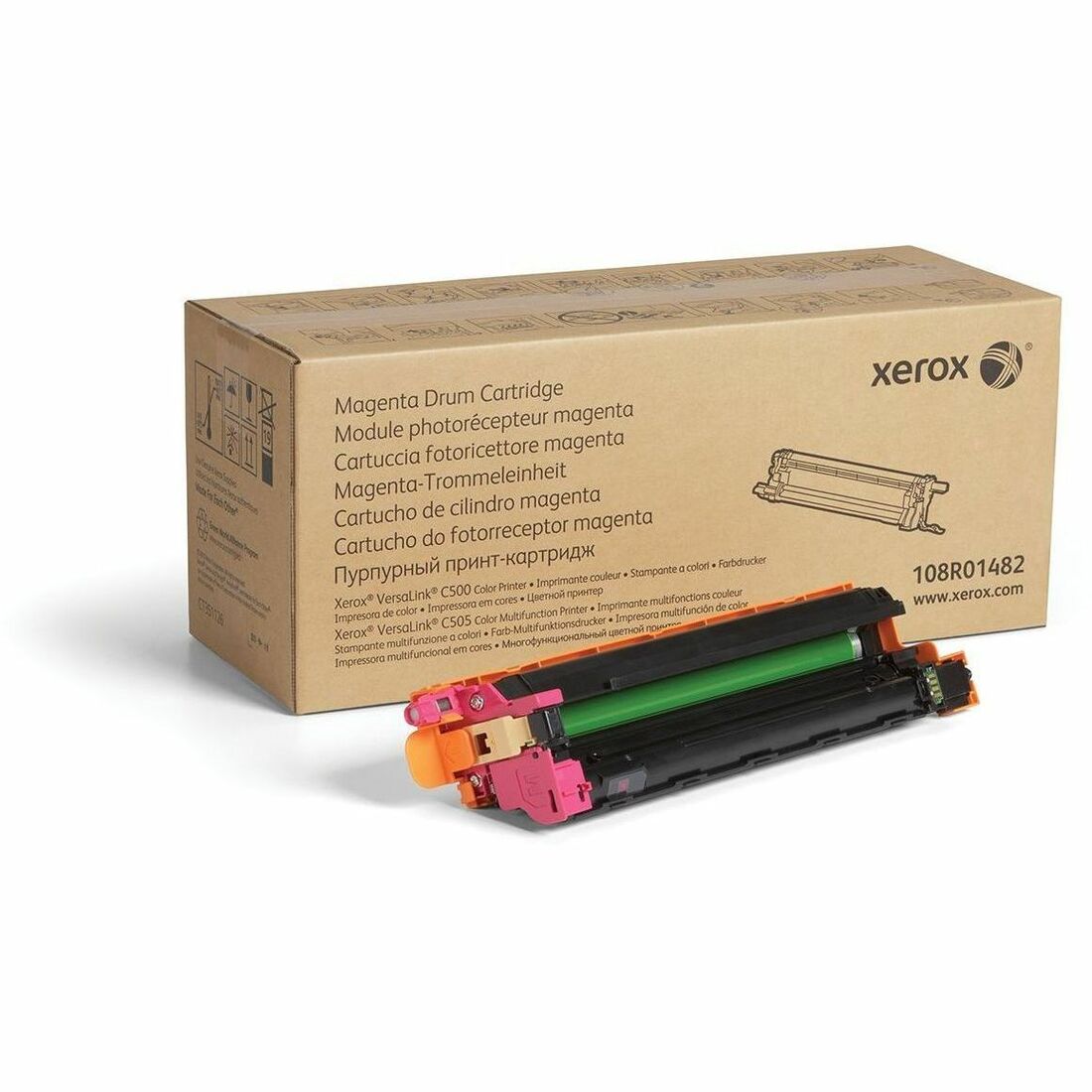 Xerox Genuine Magenta Drum Cartridge For VersaLink C500/C505 - Laser Print Technology - 40000 Pages - Magenta - 1 Each