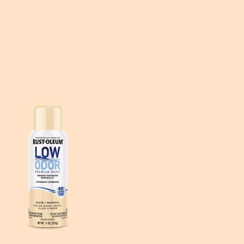 Rust-Oleum Low Odor Gloss Seashell Spray Paint 11 oz