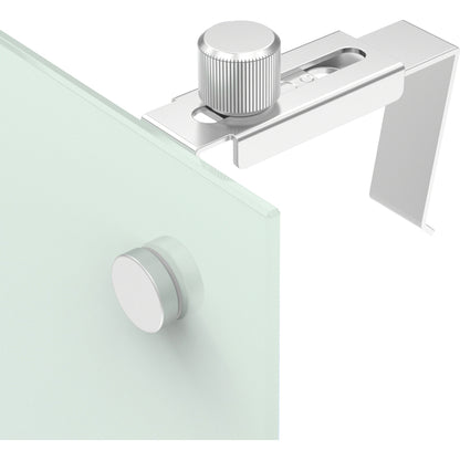 Quartet Infinity™ Magnetic Glass Dry-Erase Cubicle Board - 30" (2.5 ft) Width x 18" (1.5 ft) Height - White Tempered Gla