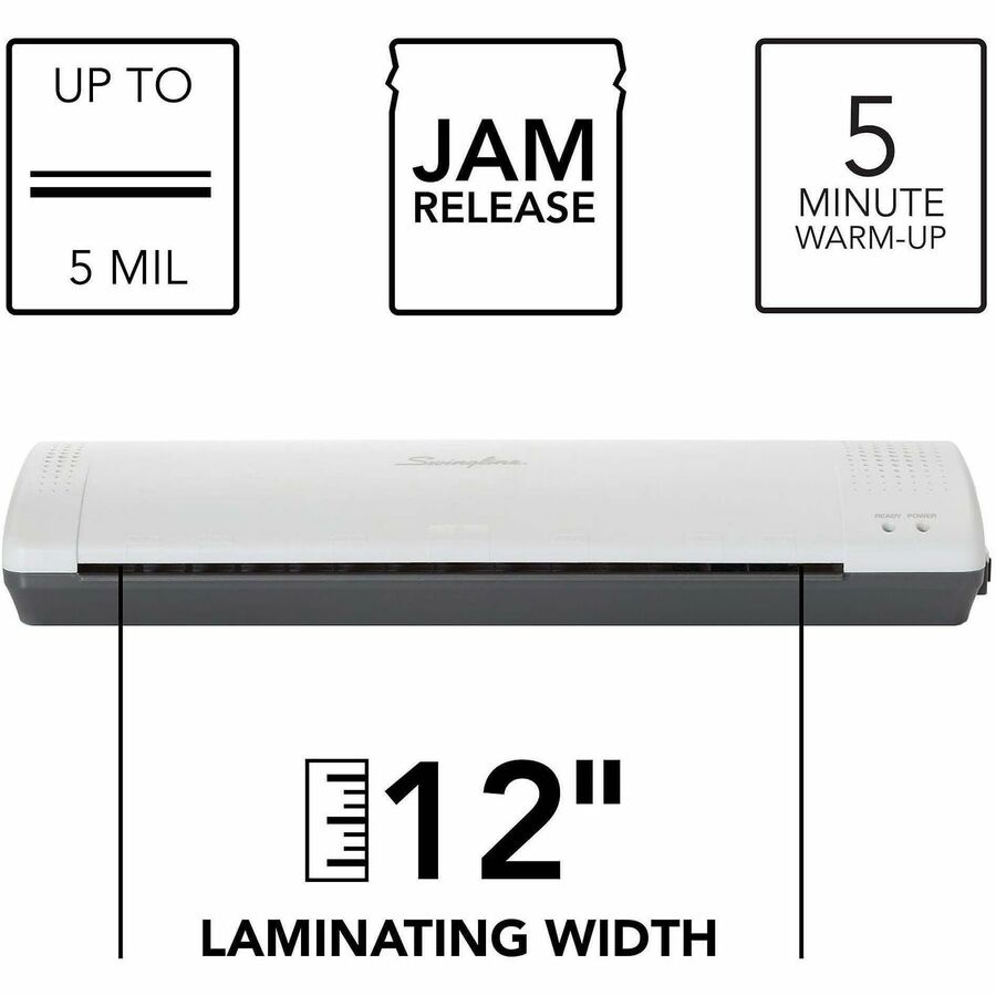 Swingline Inspire™ Plus Thermal Pouch Laminator - 5 mil Lamination Thickness - 12.50" - 2.5" Height x 5.5" Width